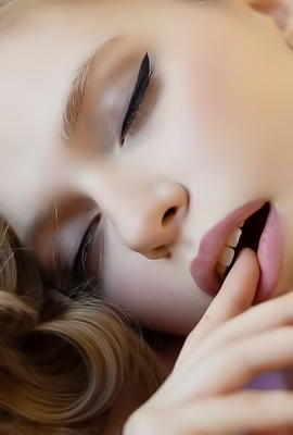 Sonya Whispers Secrets In Lipstick And Behind Lingerie
