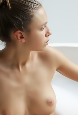Elin Flexes Her Large Breasts In Lingerie