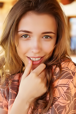 Mila Azul Bends Over With Her Sexy Ass Up