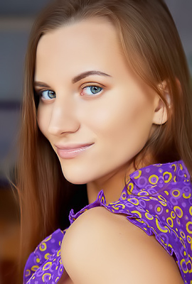 Stella Flex Reveal Her Shaved Pussy