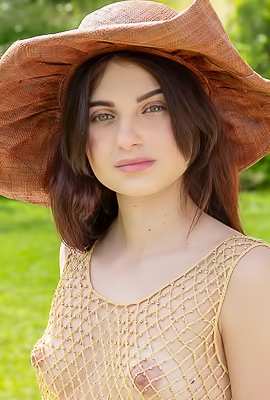 Zoelie Wearing Nothing But High Heels That Accentuate Her Long Legs And Perfect Booty