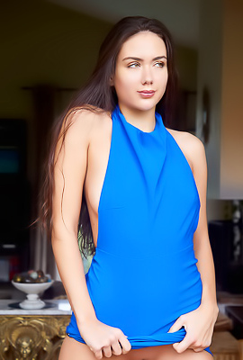 Vixi Rafi Naked Except For The High Heels That Accentuate Her Lovely Long Legs