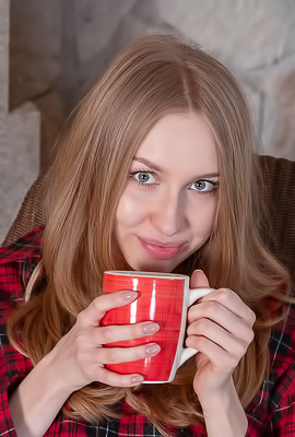 Lia Pink Offering An Enticing Rear View Of Her Luscious Booty In Lacy Panties