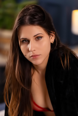 Amber Slassh In Skimpy Red Lingerie That Reveals More Than It Conceals Of Her Gorgeous Body