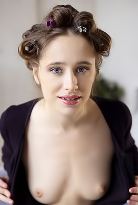 Lia Noel Her Hands Roam Over Her Silky Skin