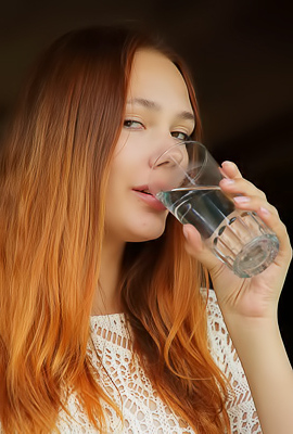 Janey Artistic Nude Teen Girl Spreads Her Ass