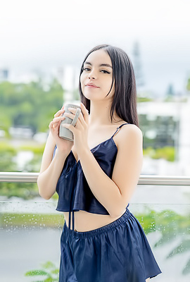 Angel Diaz Latina Sweetie Steps Into The Shower