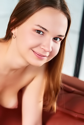 Yenn Cat Slowly Strips Down, Breasts Bouncing Freely