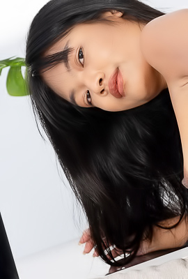 Lilly Narak Teases With Spread Pussy and Perky Nipples on the Couch Under Crop Top and Thong